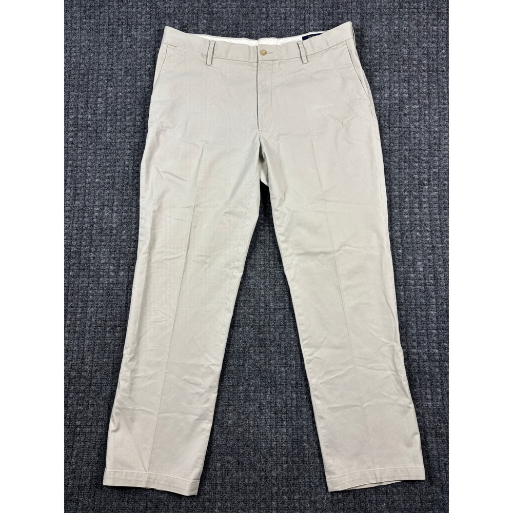Polo Ralph Lauren Stretch Classic Fit Chino Pants 36x34 (Fits 36x31) Khaki Tan